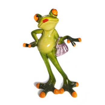 Frosch mit Handtasche