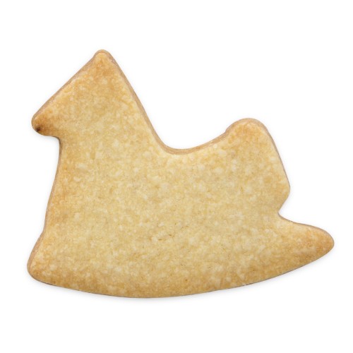 Ausstecher Schaukelpferd 7cm Weißblech